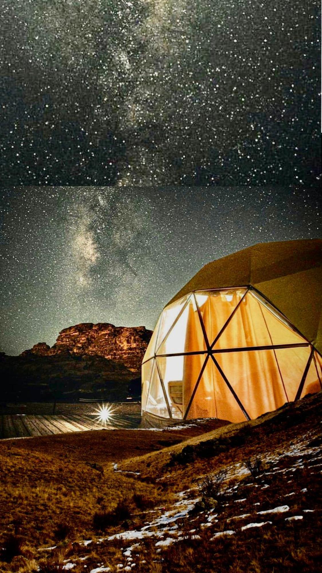 Abdullah Luxury Camp Apartment Wadi Rum Bagian luar foto